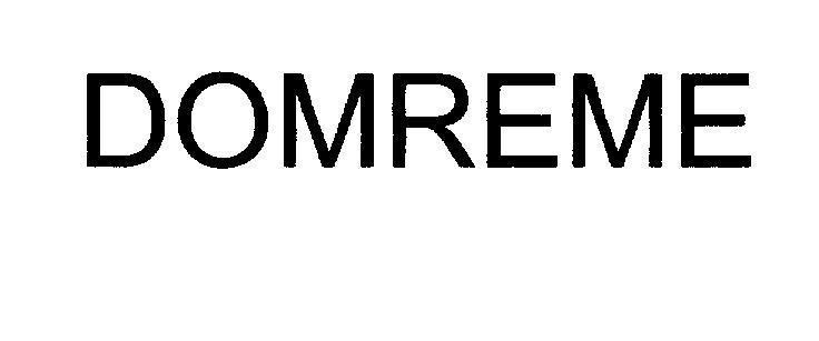 Mẫu nhãn hiệu DOMREME