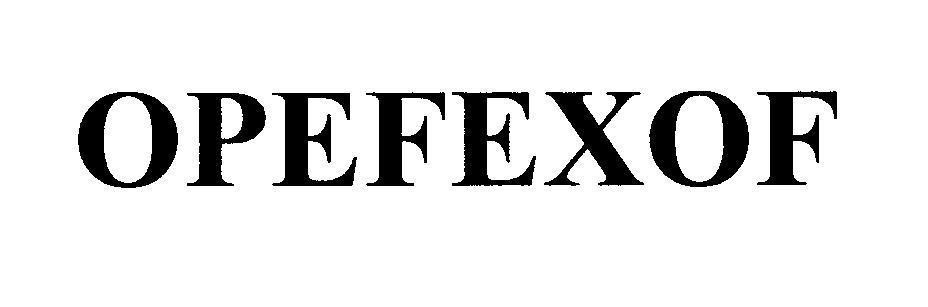 Mẫu nhãn hiệu OPEFEXOF