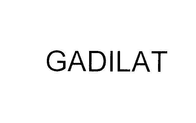 Mẫu nhãn hiệu GADILAT