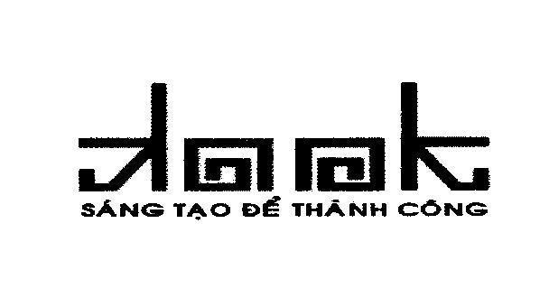 Mẫu nhãn hiệu KAAK Sáng tạo để thành công