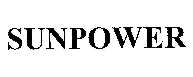 Mẫu nhãn hiệu SUNPOWER