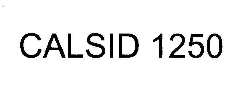 Mẫu nhãn hiệu CALSID 1250