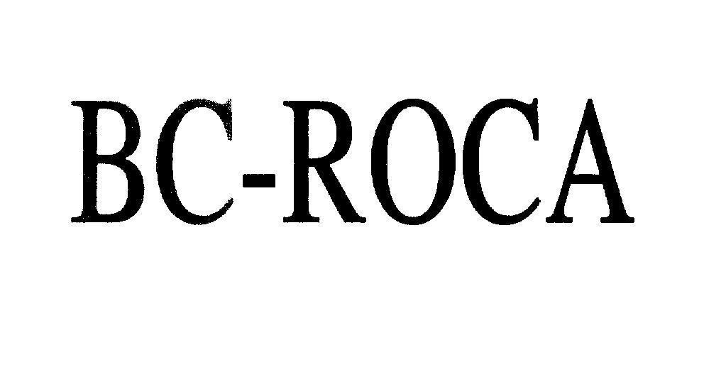 Mẫu nhãn hiệu BC-ROCA