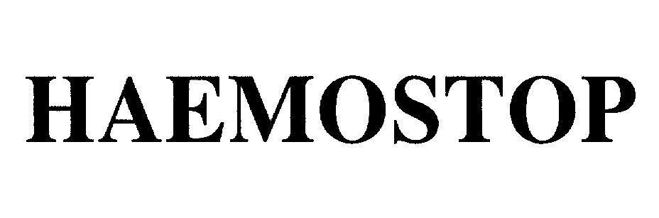 Mẫu nhãn hiệu HAEMOSTOP