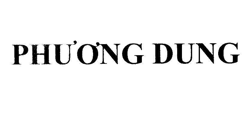 Mẫu nhãn hiệu PHƯƠNG DUNG