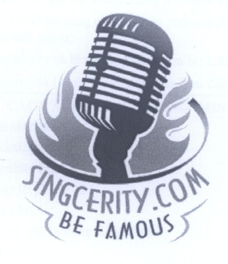 Mẫu nhãn hiệu SINGCERITY.COM BE FAMOUS