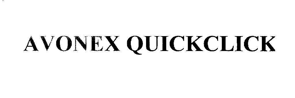 Mẫu nhãn hiệu AVONEX QUICKCLICK