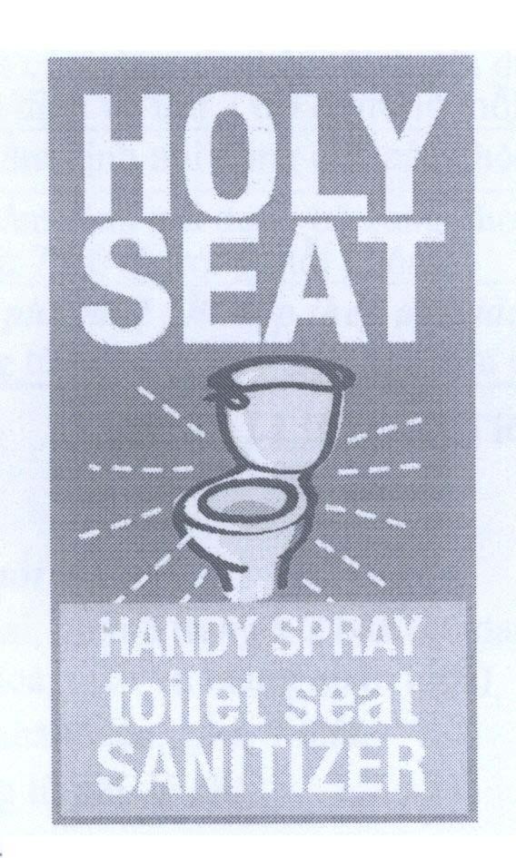 Mẫu nhãn hiệu HOLY SEAT HANDY SPRAY toilet seat SANNITIZER