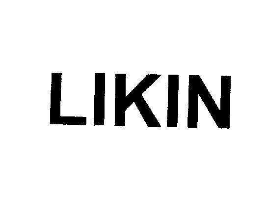 Mẫu nhãn hiệu LIKIN