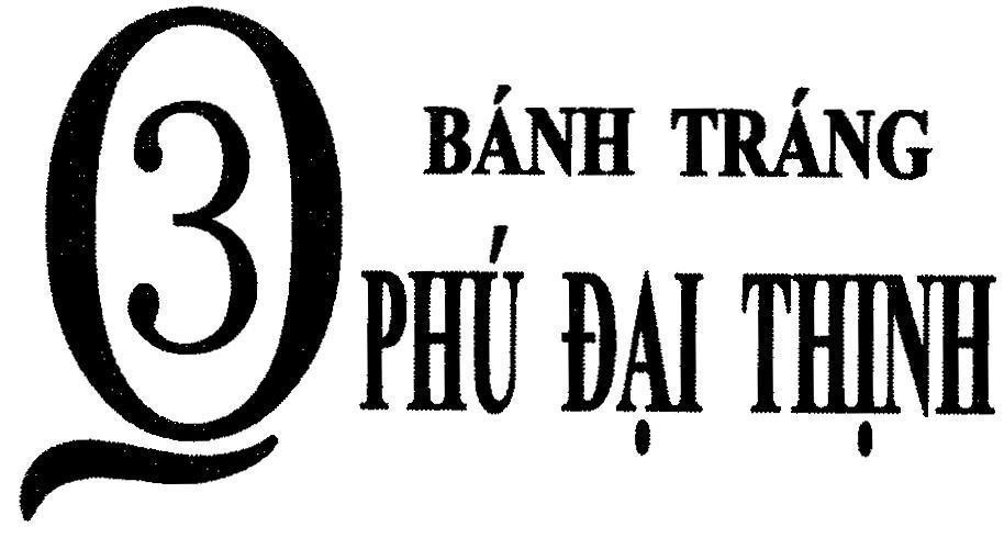 Mẫu nhãn hiệu Bánh Tráng Phú Đại Thịnh Q 3