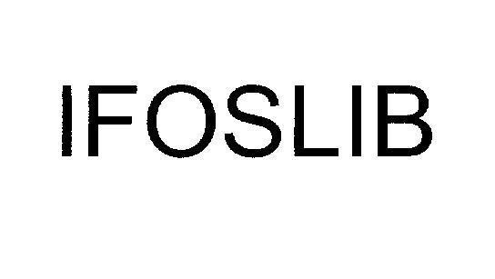 Mẫu nhãn hiệu IFOSLIB