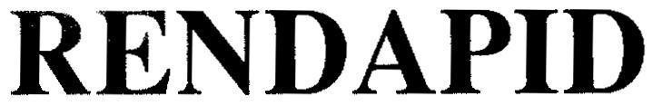 Mẫu nhãn hiệu RENDAPID