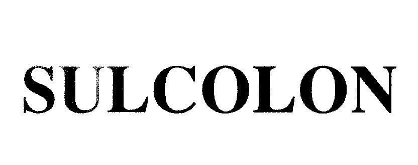 Mẫu nhãn hiệu SULCOLON