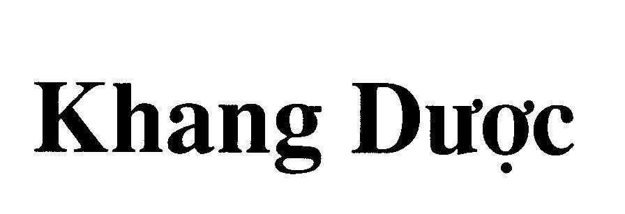 Mẫu nhãn hiệu Khang Dược