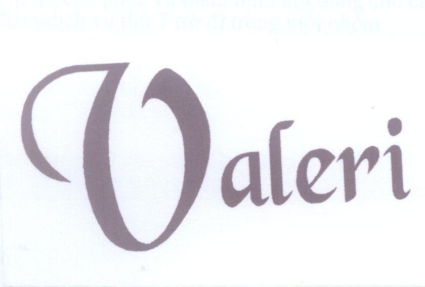 Mẫu nhãn hiệu Valeri
