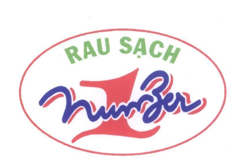 Mẫu nhãn hiệu Rau Sạch Number 1