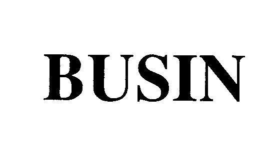 Mẫu nhãn hiệu BUSIN