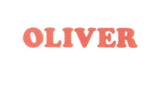 Mẫu nhãn hiệu OLIVER