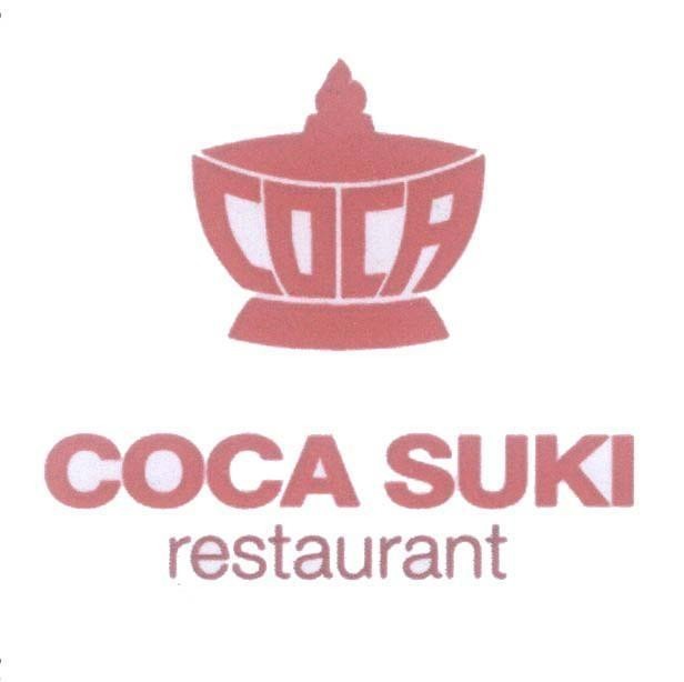 Mẫu nhãn hiệu COCA SUKI restaurant