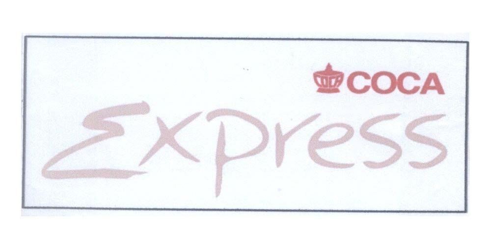 Mẫu nhãn hiệu COCA EXPress