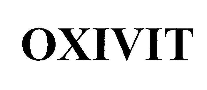 Mẫu nhãn hiệu OXIVIT