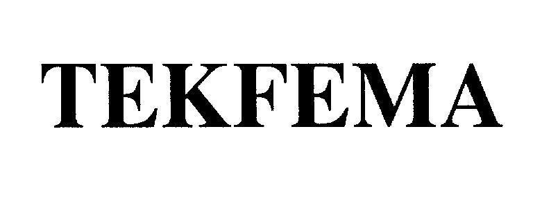 Mẫu nhãn hiệu TEKFEMA