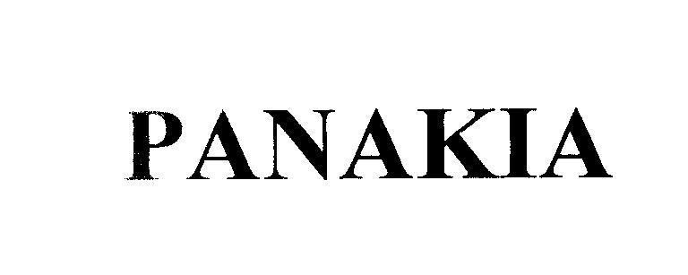 Mẫu nhãn hiệu PANAKIA