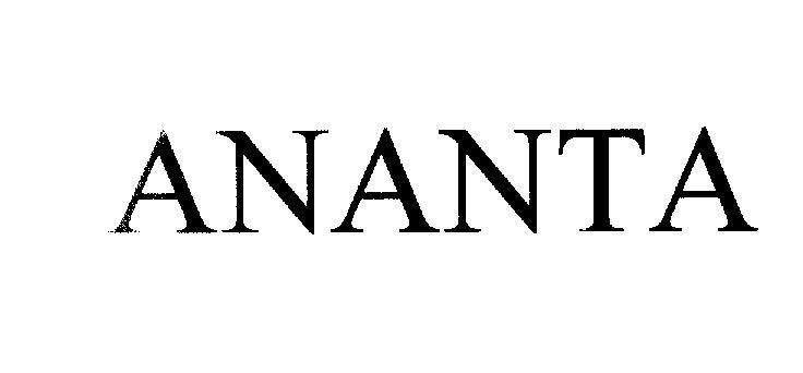 Mẫu nhãn hiệu ANANTA