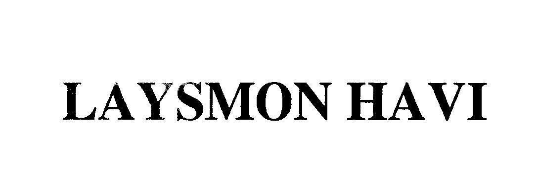 Mẫu nhãn hiệu LAYSMON HAVI