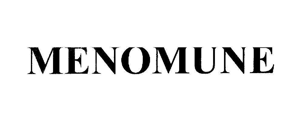 Mẫu nhãn hiệu MENOMUNE