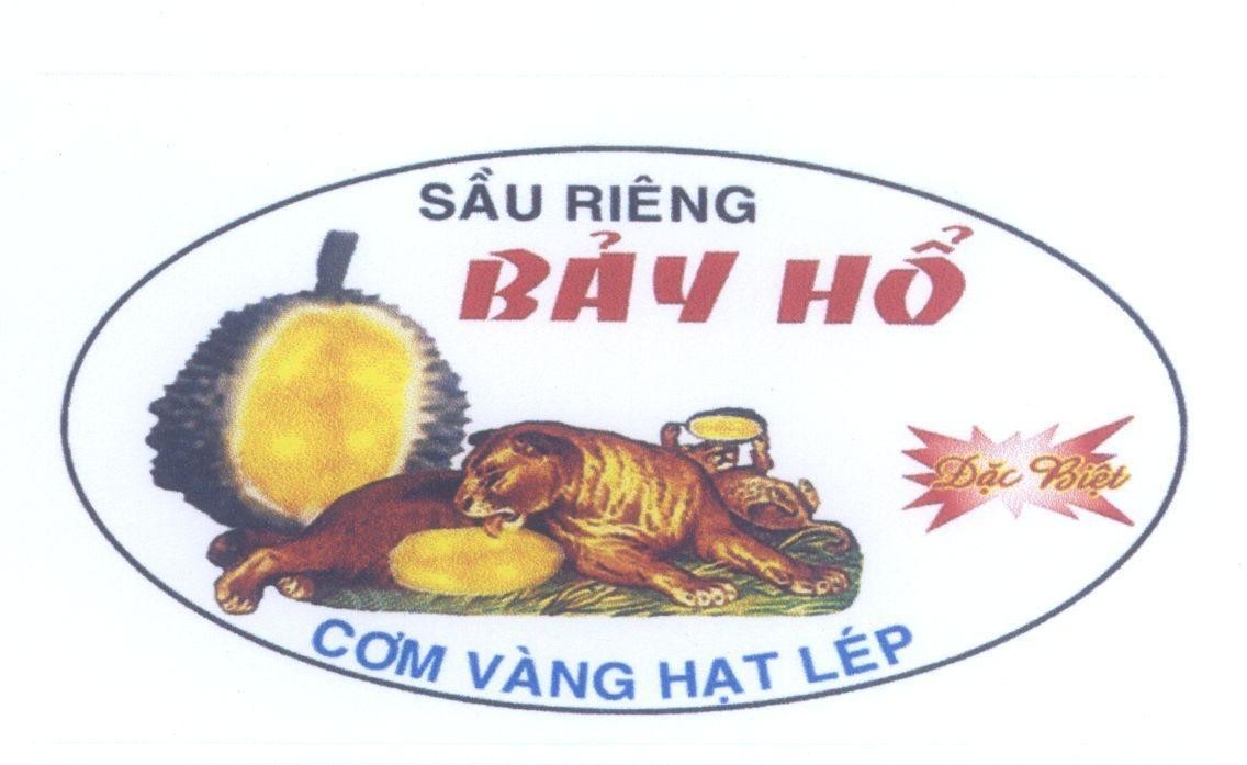 Mẫu nhãn hiệu Sầu Riêng Bảy Hổ Cơm Vàng Hạt Lép Đặc Biệt