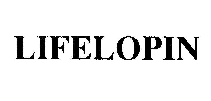 Mẫu nhãn hiệu LIFELOPIN