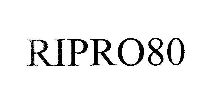 Mẫu nhãn hiệu RIPRO80