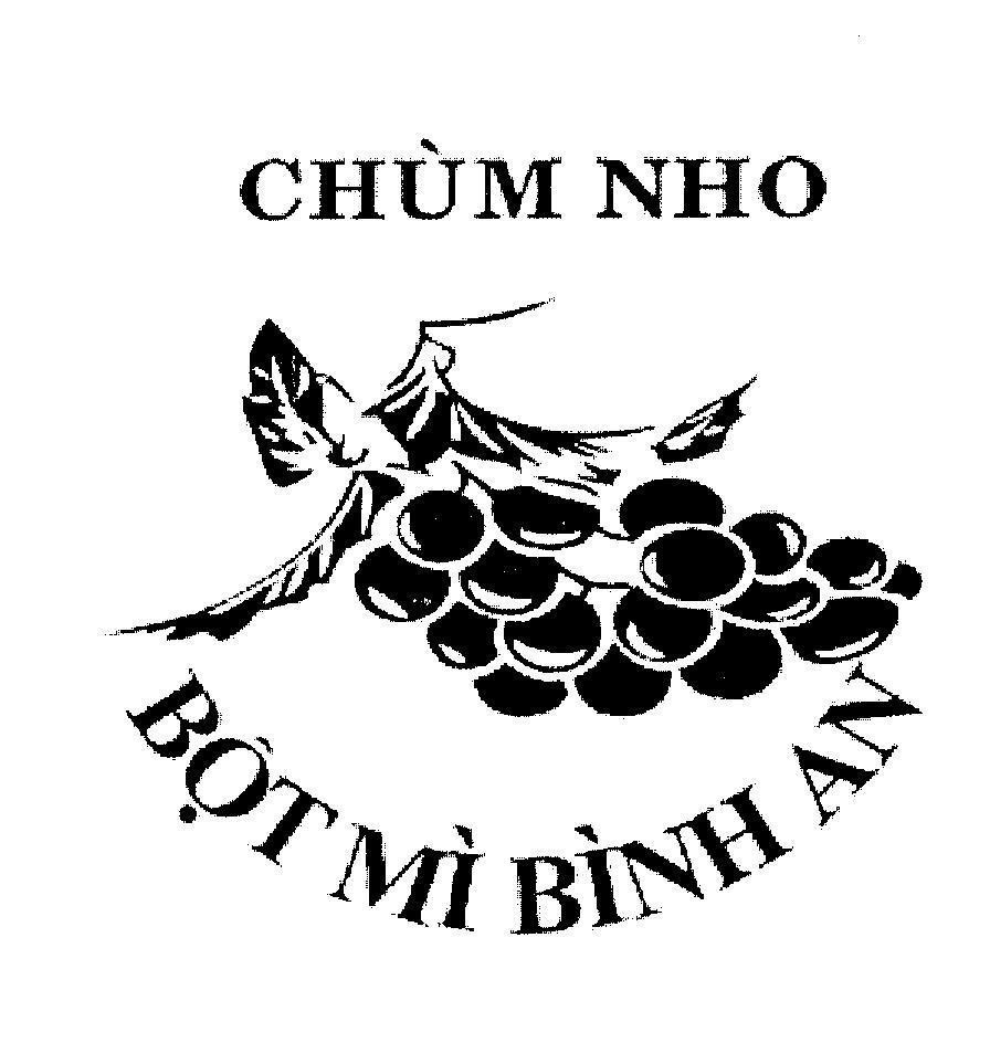 Mẫu nhãn hiệu Chùm nho Bột mì Bình An