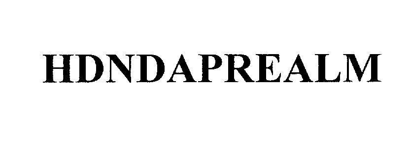 Mẫu nhãn hiệu HDNDAPREALM