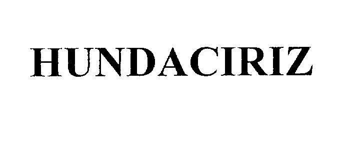 Mẫu nhãn hiệu HUNDACIRIZ