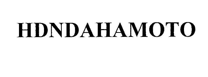 Mẫu nhãn hiệu HDNDAHAMOTO