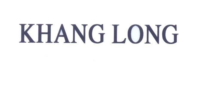 Mẫu nhãn hiệu KHANG LONG