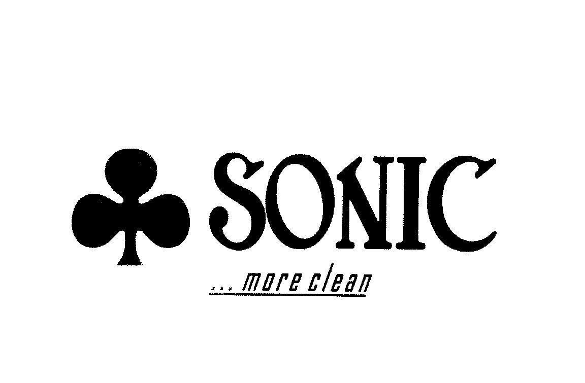 Mẫu nhãn hiệu SONIC ... more clean