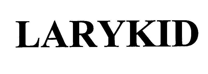 Mẫu nhãn hiệu LARYKID