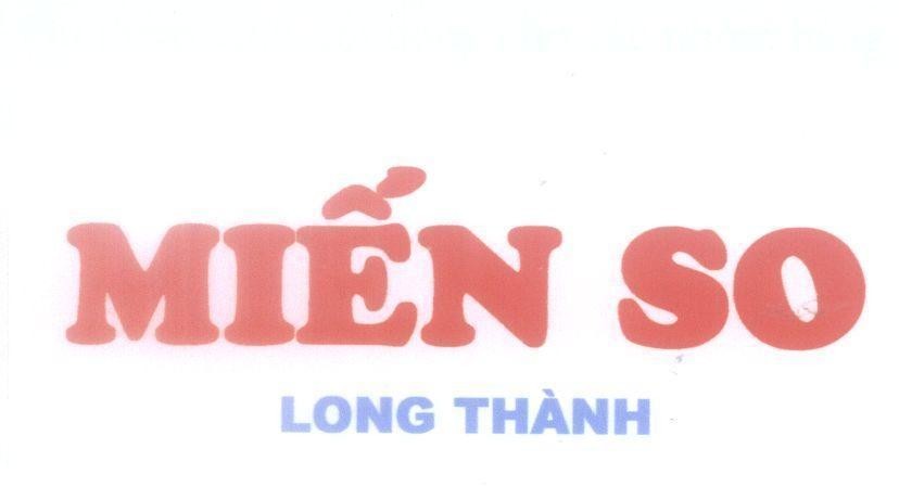 Mẫu nhãn hiệu Miến So Long Thành