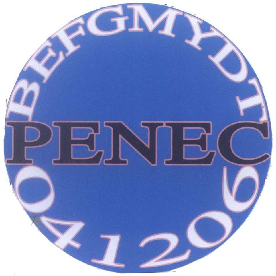 Mẫu nhãn hiệu BEFGMYDT PENEC 041206