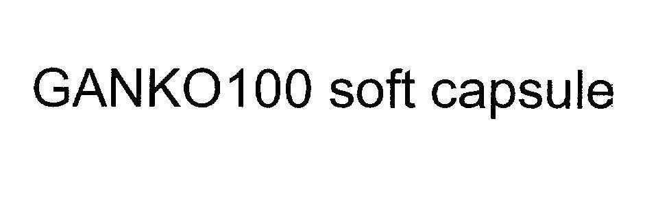 Mẫu nhãn hiệu GANKO 100 soft capsule