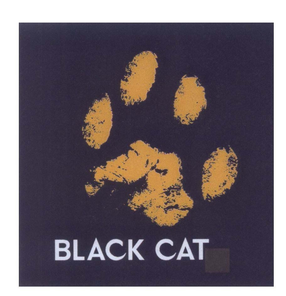 Mẫu nhãn hiệu BLACK CAT