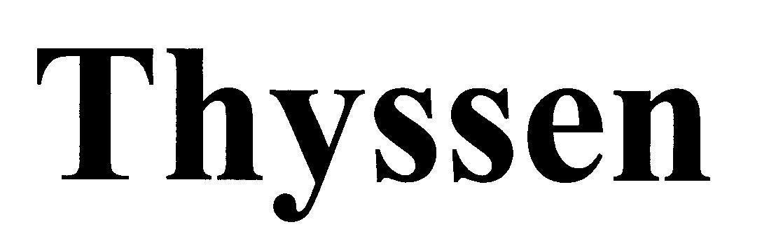 Mẫu nhãn hiệu Thyssen