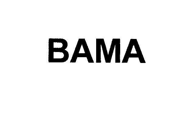 Mẫu nhãn hiệu BAMA