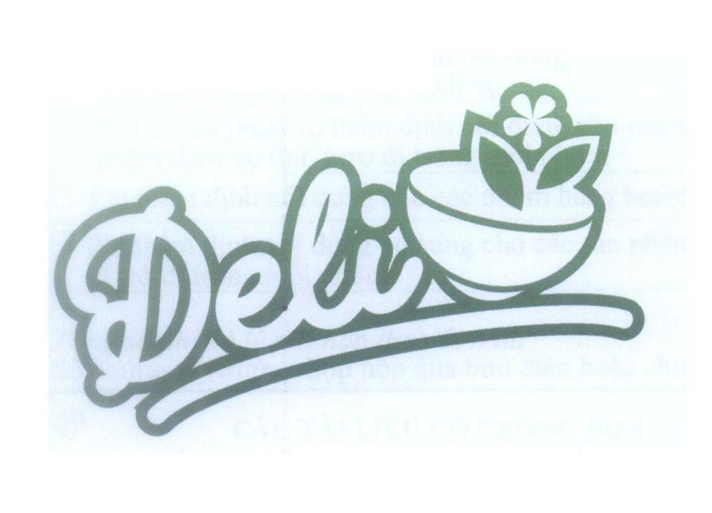 Mẫu nhãn hiệu Deli
