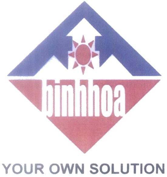 Mẫu nhãn hiệu binhhoa YOUR OWN SOLUTION