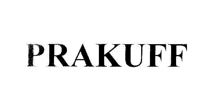 Mẫu nhãn hiệu PRAKUFF