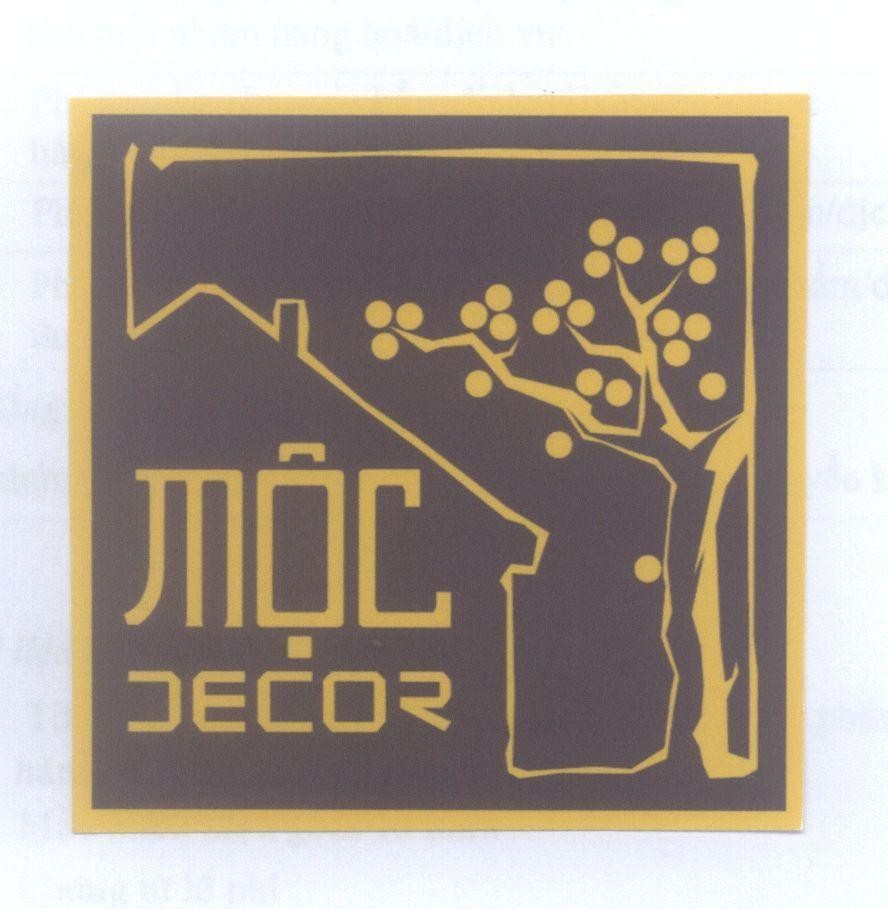 Mẫu nhãn hiệu Mộc DECOR